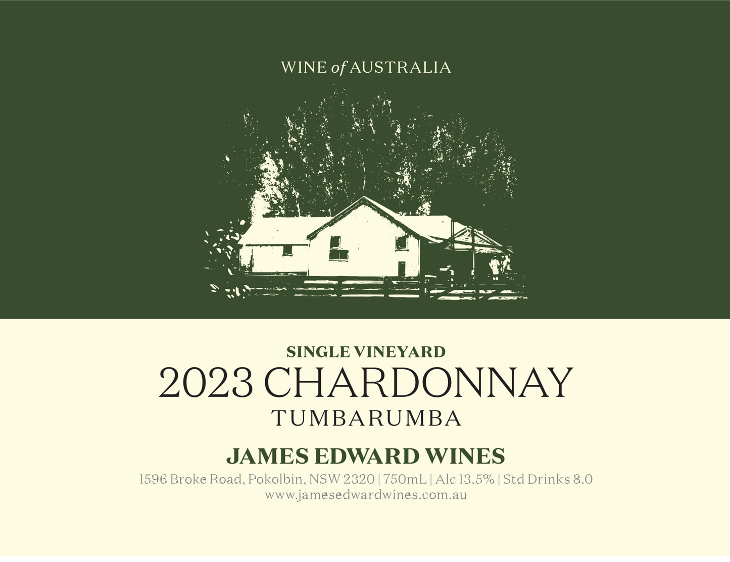 James Edward Wines 2024 Tumbarumba Chardonnay